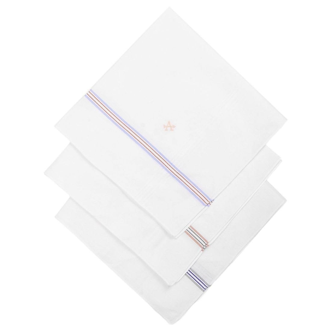 Men Pure Cotton Handkerchief - Pack Of 3-image-26