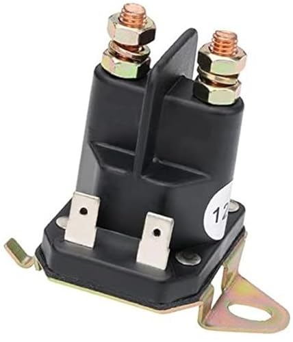 Vuzmode Solenoide de Arranque for Tractor cortacésped Husqvarna 192507, 725-06153A, MTD, Troy Bilt y Yard Man, 12 V CC. Relé de Arranque para Tractor de jardín