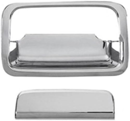 Car Retrofit Tailgate Handle Bowl Cover Decorative Trim,Fit for Suzuki Jimny 2-Door 4-Door 2019-2025,Rear Door Handles Guards Cover Trim Exterior Auto Accessories ABS (Chrome)