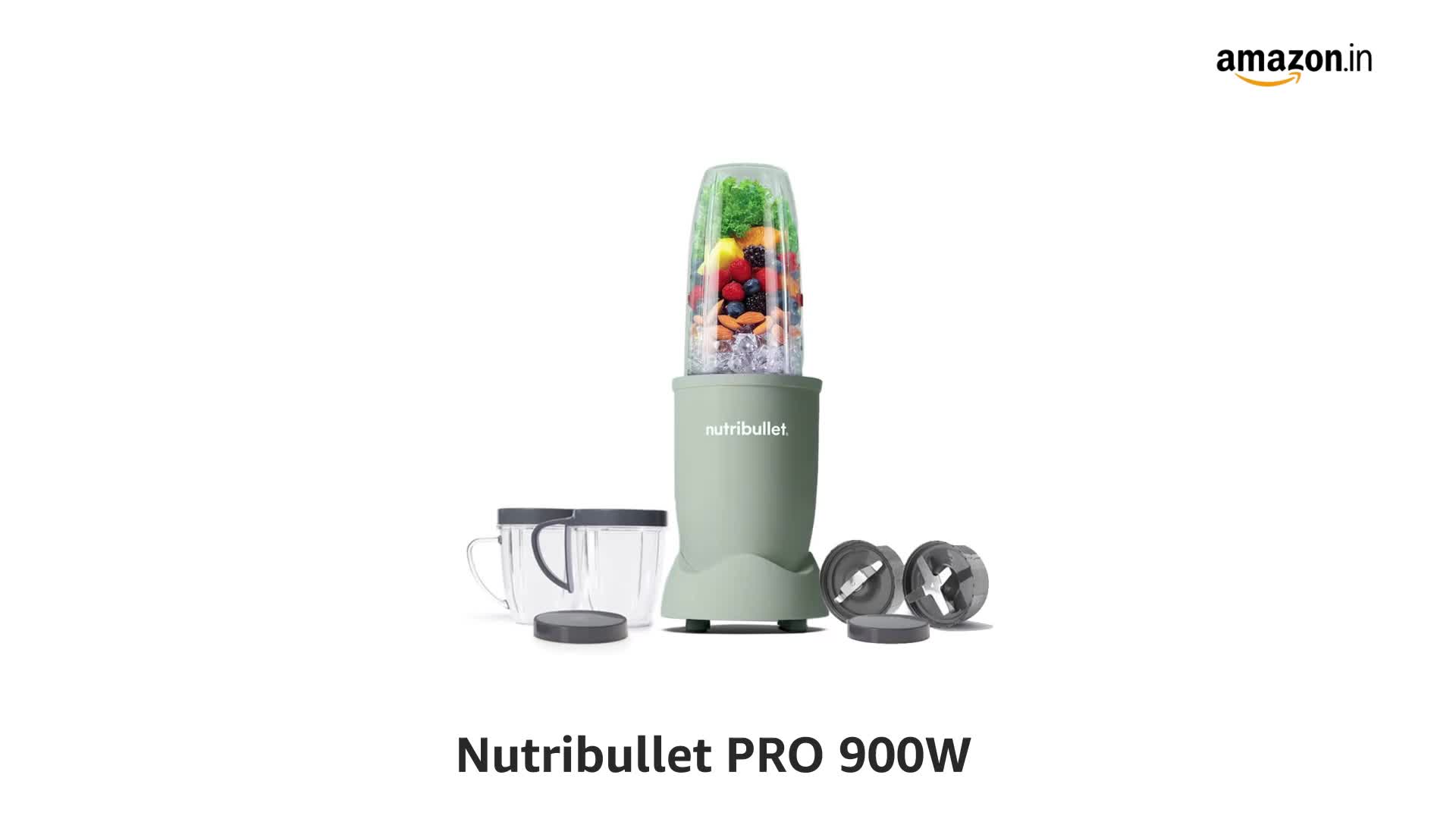 キッチン家電 NUTRI BULLET PRO Buy NutriBullet PRO 900W Blender Mixer Grinder(Jade), 12-Piece Set