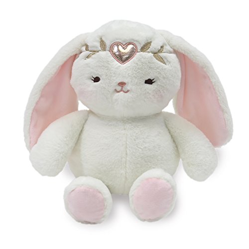Lambs & Ivy Confetti Plush Pixie Bunny, Pink/Gold, 10 Inches #TOP23