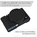 Easy Hood Camera Case for Sony RX100 VII, Soft Silicone Protective Cover Protector Skin Removable Lens Cover for Sony DSC-RX100 VII DSC-RX100M7 Digital Camera (Black)