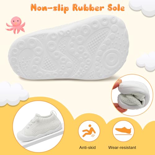 Image of JIASUQI Baby Shoes for Toddler Boys Girls Sneakers Slip on Walking Shoes for Babies