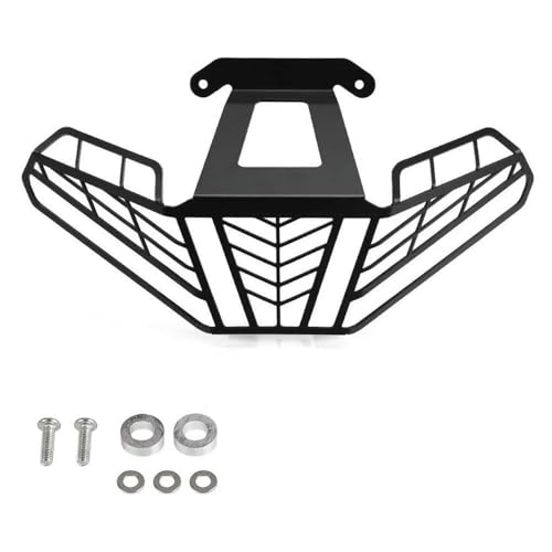 Grille phare moto pour Tuareg 660 2021-2023 protection calandre noire