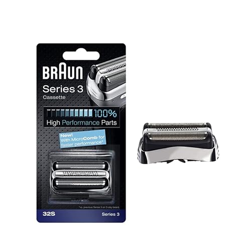 Braun - 65774761 - Combi Pack 32s - Recharge Grille / Couteaux pour Rasoirs Series 3