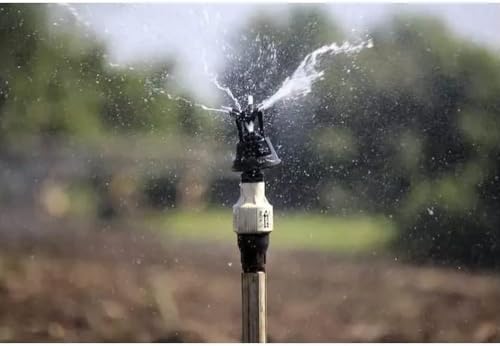 Image of 10pcs 360 Degrees Rotating Water Sprinkler Head for Garden Agriculture Irrigation Lawn Pipes Poultry Farm Greenhouse Gardening Accessories- Male Thread 1 /2 inch (Pack of 10pcs)