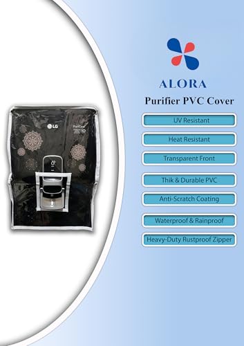 Image of Alora Body Protective Cover Compatible LG WW140NP 8L Stainless Steel Tank - RO+ Mineral Booster, water Purifier cover Black