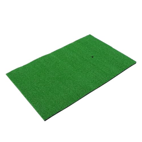 Totority Simple Creative Golf Hitting Mat Practice Turf Durable Tear Resistant Surface for Realistic Simulation for Golf Training and Chipping