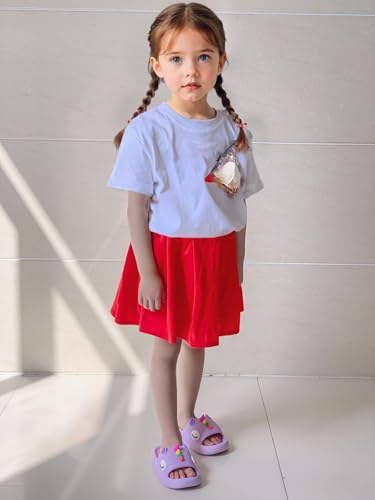 Toddler Little Kids Slides Sandals Unicorn Shark Bunny Beach Pool Shower Slides Anti-Skid Home Bath Slippers Cute Summer Outdoor Shoes for Girls and Boys2