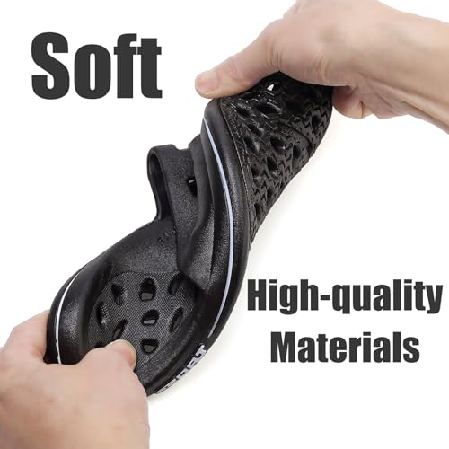 Image of FINLEEO Shower Sandals with Drainage Holes - Quick Drying Bathroom & Gym Slippers for Men and Women