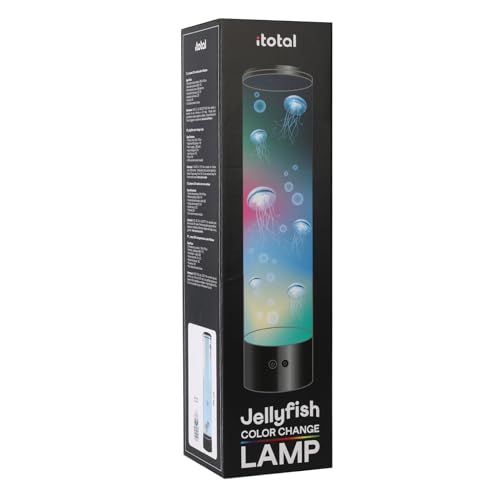 Lampe Medusa 70 cm I-TOTAL anti-stress avec télécommande multicolore