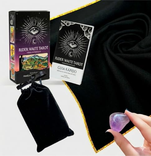 O Tradicional Tarot Rider Waite para iniciantes Português 78 cart...