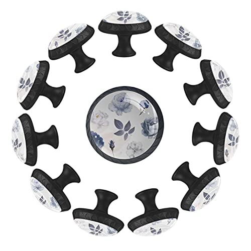 Bouton de tiroir rose bleue pour relooker facilement une commode usée - 2