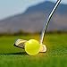 Menolana 3 Layer Park Golf Ball 2.36'' Golf Practice Ball for Professional Outdoor Activities Men Women Yard, Yellow
