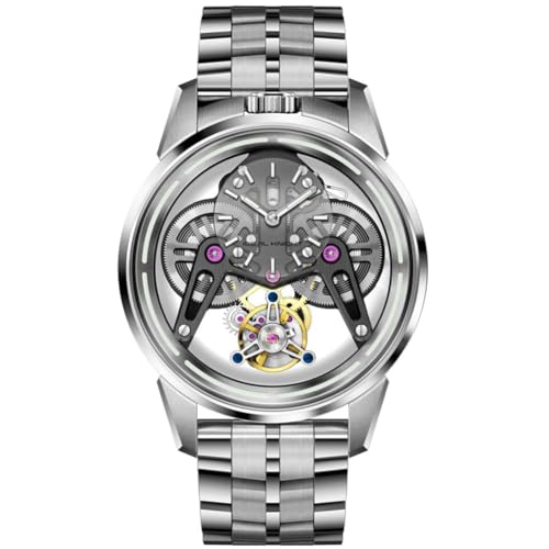 Image of OLEVS Automatic Mens Watch Self Winding Stainless Steel Gold Watch for Men