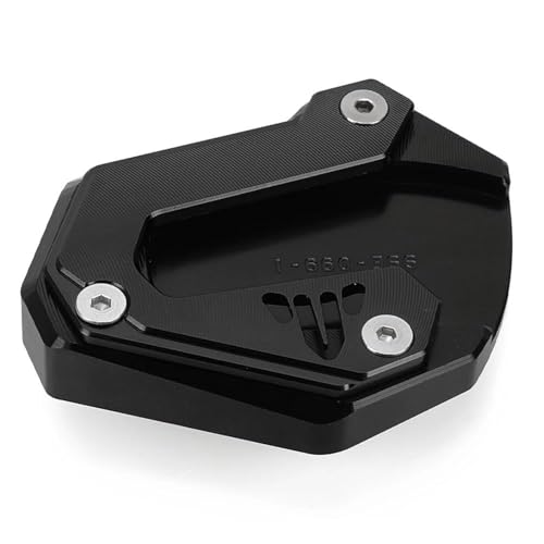 Rehausseur béquille latérale FZ-09 aluminium noir élargisseur moto stable 2013-2023