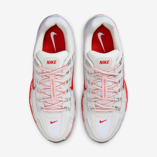 Nike P-6000 Women's Shoes (BV1021-107, White/Platinum Tint/Black/Picante Red)4