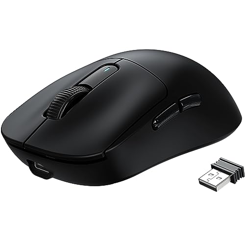Image of ATTACK SHARK X3 Wireless Gaming Mouse, 49g Ergonomic Computer Mouse, Triple Modes PAW3395 26K DPI Optical Sensor, 200h Battery Life, Programmable Buttons, Gaming Accessories for PC /Laptop /Mac (Black)