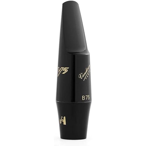 Vandoren SM433 B75 V5 Series Baritone Saxophone Mouthpiece,Black