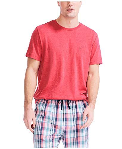 Nautica soft knit sleep tee parte superior de pijama ligera y transpirable para hombre