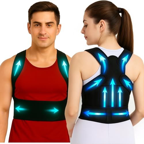 Posture Corrector Belt for Men & Women | Back Support Brace for B...
