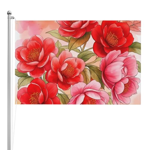 Drapeau double face en polyester de qualité supérieure aux couleurs vives - 2