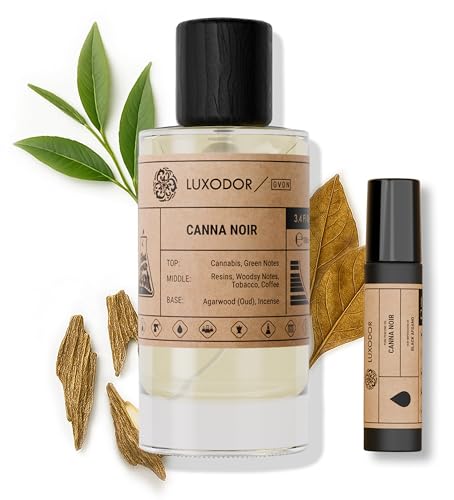 Luxodor Canna Noir- Eau de Parfum - Inspired by Black Afgano- Unisex Fragrance Long-lasting 3.4 fl. oz (100ml)