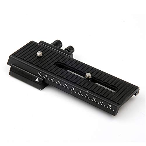 Pixco 2 vías Macro Shot Enfoque Rack Focus Rail Slider Traje para Canon Nikon Sony Cámara DSLR Cover
