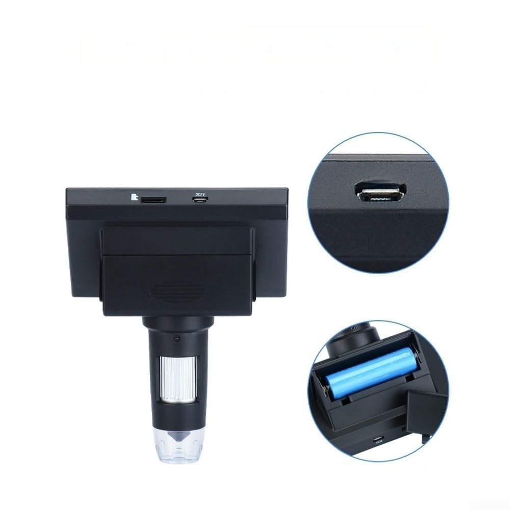 Microscope numérique LCD 4,3 pouces pour grossissement 1000x numérique