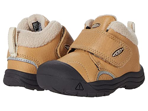 KEEN Unisex-Child Kootenay 3 Mid Height Waterproof Snow Boots, Pinecone/Birch, 4 Toddler US