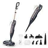 DEVOAC VM6 Scrubbing Steam Mop with Rotating Mop Pads, 10 in 1 Steam Mop,...