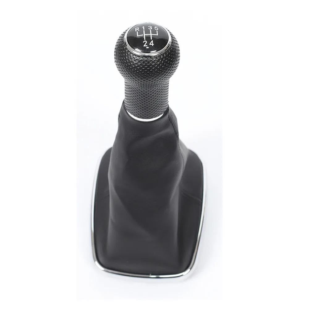 FSOZDBBPL Automotive Parts for Golf 4 IV MK4 GTI R32 for Bora for Jetta 1999-2004 5/6 Speed Gear Shift Knob Lever Gaiter Boot 12mm(Black 5 Speed)