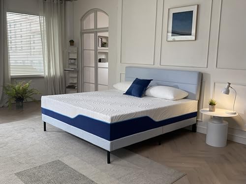 Hiimgo Matelas 140x190 Orthopédique Antibactérienne et Soutien Parfait 7 Zone Hauteur 22 cm Haute Densité éponges Réversible Mémoire de Forme...