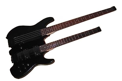 ダブルネックエレキギター ブラック 41E1NdvtB7L.jpg