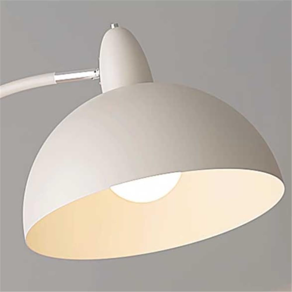 Lampa podłogowa Biała, ściemnialna lampa podłogowa LED do salonu, sypialni, gabinetu, biura, lampy stojącej czytania