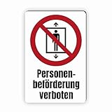 Verbotszeichen/Verbotsschild Personenbeförderung verboten (P027) - zum markieren von Verbotszonen nach DIN EN ISO 7010