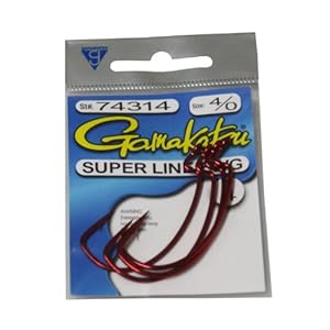 Gamakatsu 74312 Super Line Angelhaken 5er-Pack