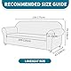 YSTELLAA Stretch Sofa Überzug 2 Sitzer, Elastisch Sofabezug Mit Armlehnen, Jacquard Sofaschoner rutschfest, Universal Sofa Cover Moderne, Couchüberzüge Sofahusse Für Katze Hund, Rosa