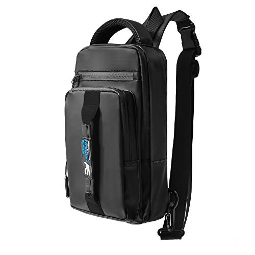 Evaduol Bolso Hombre  Impermeable Bandolera de Pecho de los Hombres  de Crossbody Bolsos