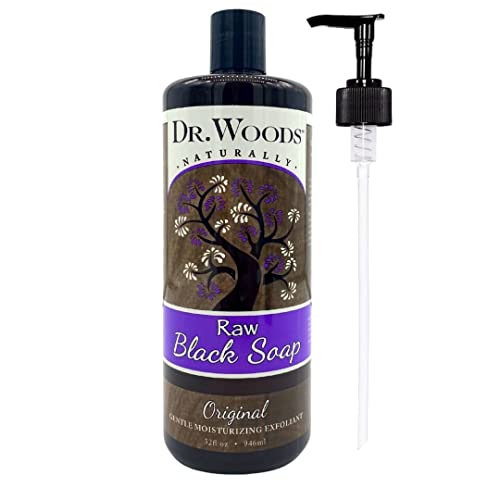 Dr. Woods Raw Liquid Black Soap