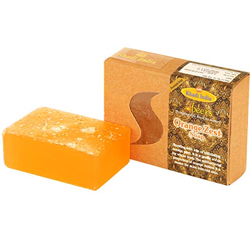 Khadi Abeers Orange Zest Premium Soap, 125 G (Pack Of 6)