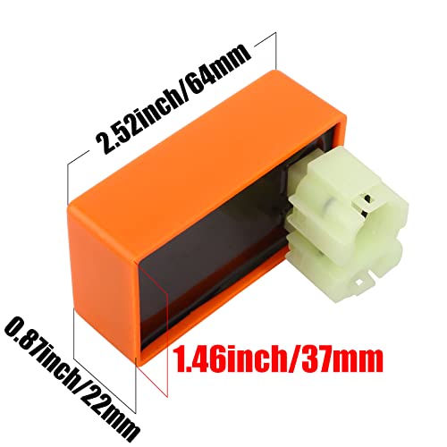Qazaky Performance Ignition Coil + Spark Plug + Ac 6 Pins Cdi Compatible With Crf50 Xr50 Xr70 Xr80 Xr100 Pit Dirt Racing Bike Motorcycle Atv Quad Scooter Go Kart Moped #TOP1