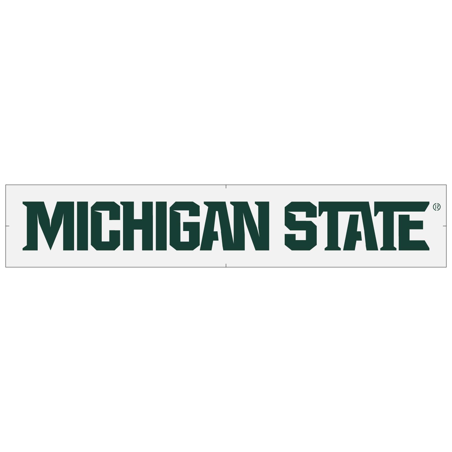 Michigan State Spartans Logo Stencil - 9 Inch 14 Mil Mylar For DIY, Cornhole, Walls