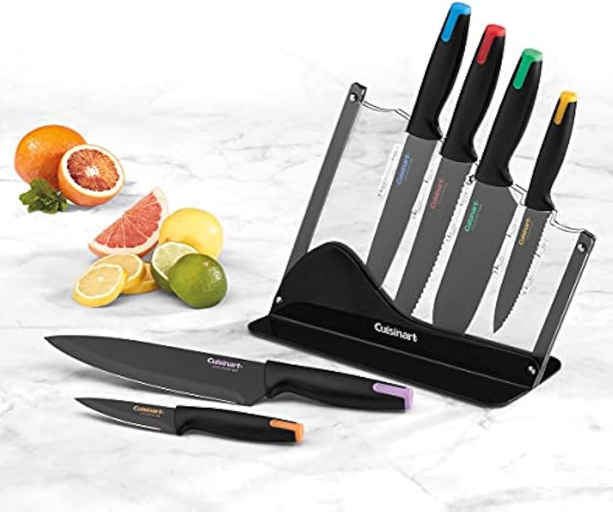 Amazon.com: Cuisinart Advantage Nonstick Ceramic-Coated Knife Set