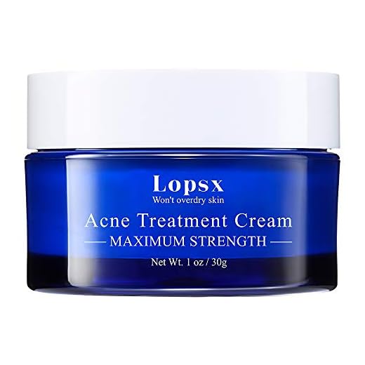 Crema Antiacne Lopsx Crema Acne Facial Acne Tratamiento Para Espinillas e Imperfecciones Anti-Manchas con Doble Fuerza Apto y Seguro Para Pieles Sensibles