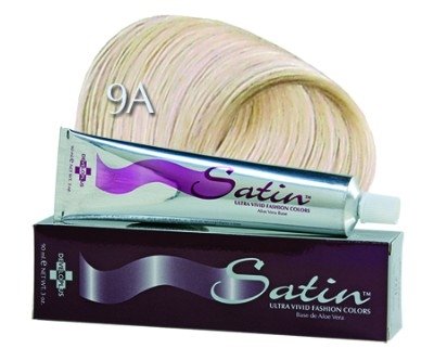 Developlus Satin Color #9A Very Light Ash Blonde 3 Ounce (88ml) (3 Pack)