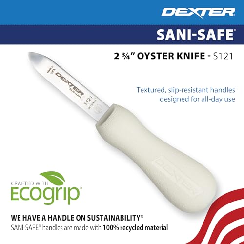 Dexter-Russell New Haven Style Oyster Knife | Sani-Safe | S121 | High-Carbon Stainless Steel view 5