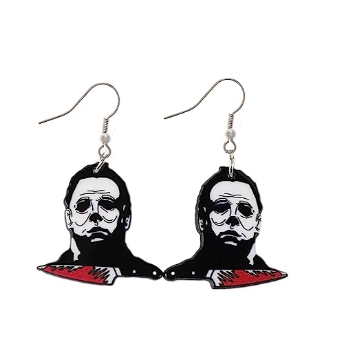 Super Cute Pair Of Serial Killer Earrings for Women, Halloween, Cosplay and More.