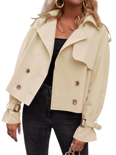 ジャケット・アウター STILL BY HAND SEMI-DOUBLE TRENCH COAT Short Trench coat men,double-breasted youth jacket