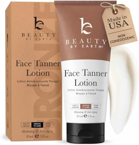 Face Tanner - USA Made with Natural & Organic Ingredients, Streak-Free Tan